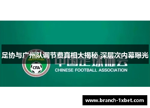 足协与广州队调节费真相大揭秘 深层次内幕曝光